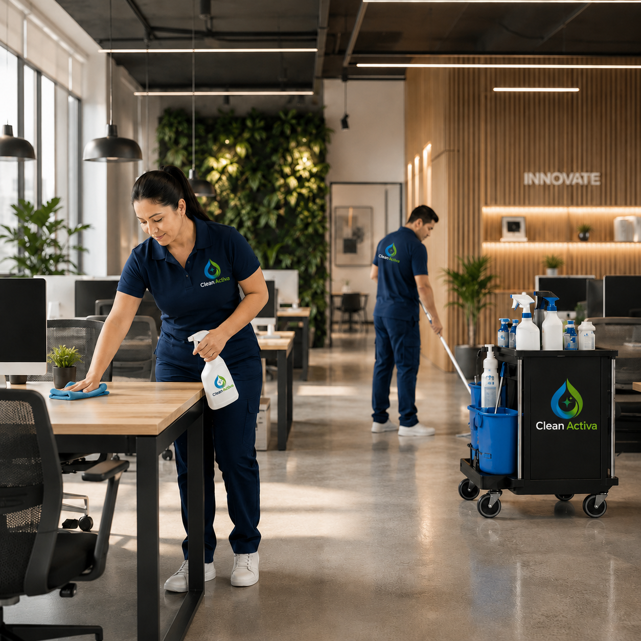 Aseo profesional de oficinas